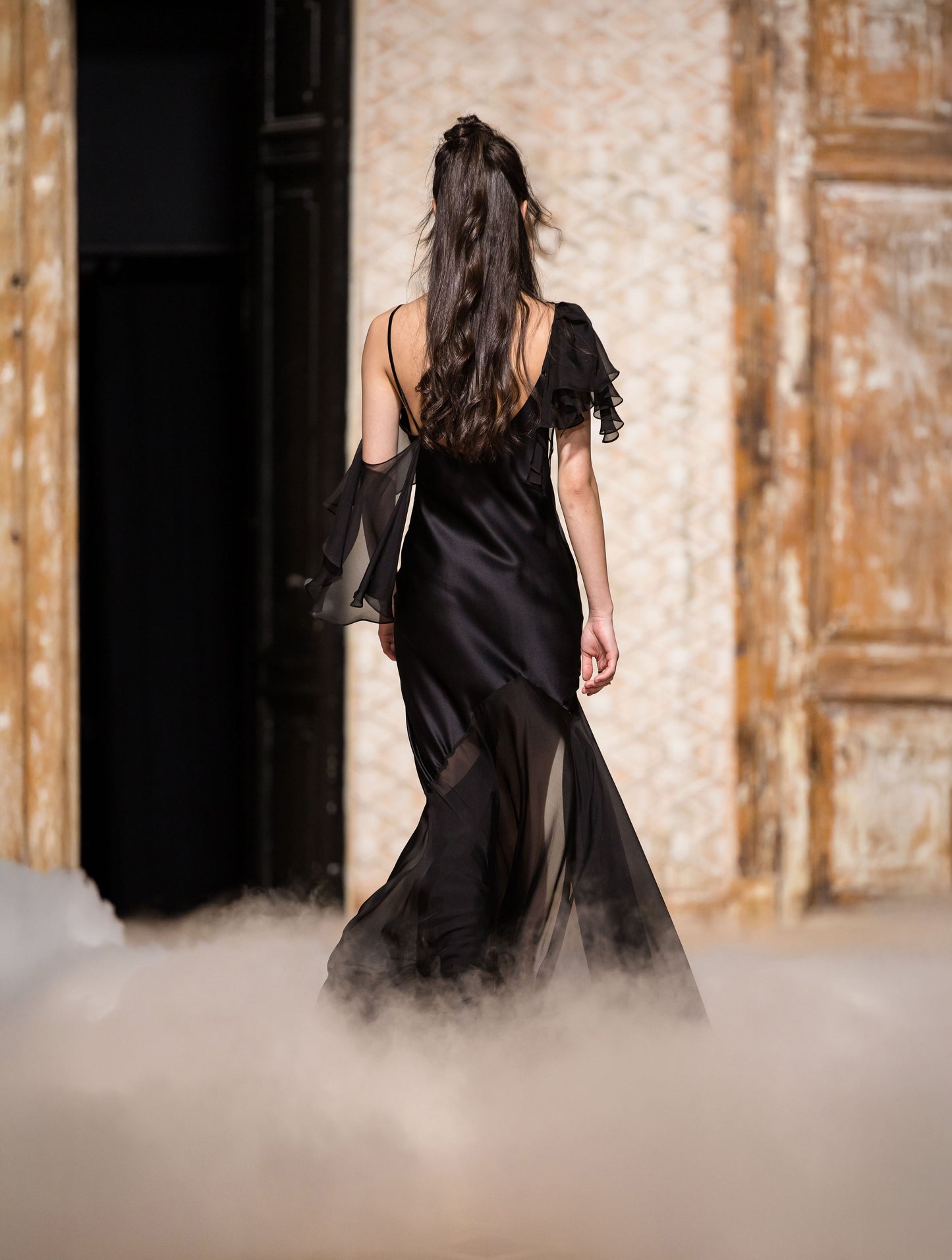 Vivienne Asymmetric Gown