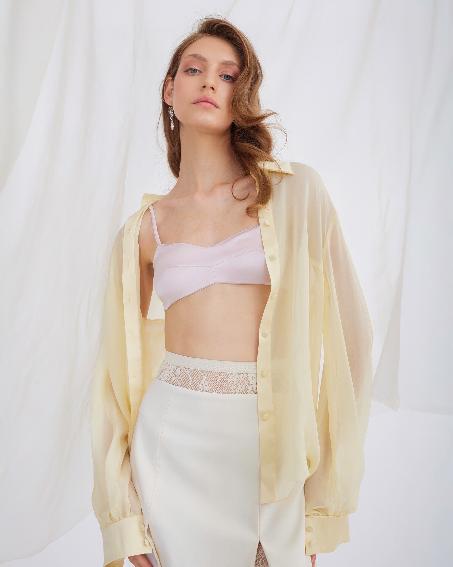 Chloe Semi-Sheer Blouse