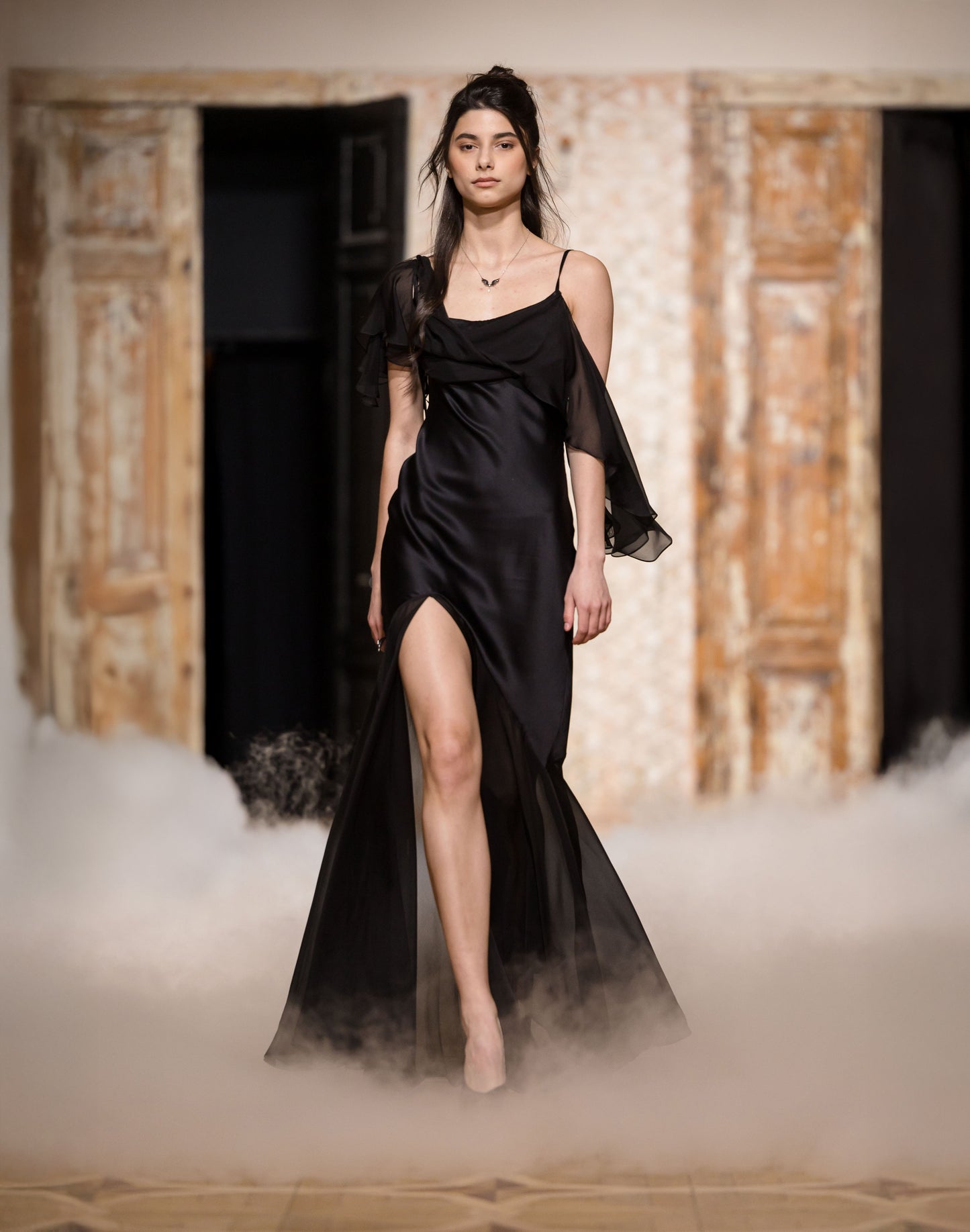 Vivienne Asymmetric Gown